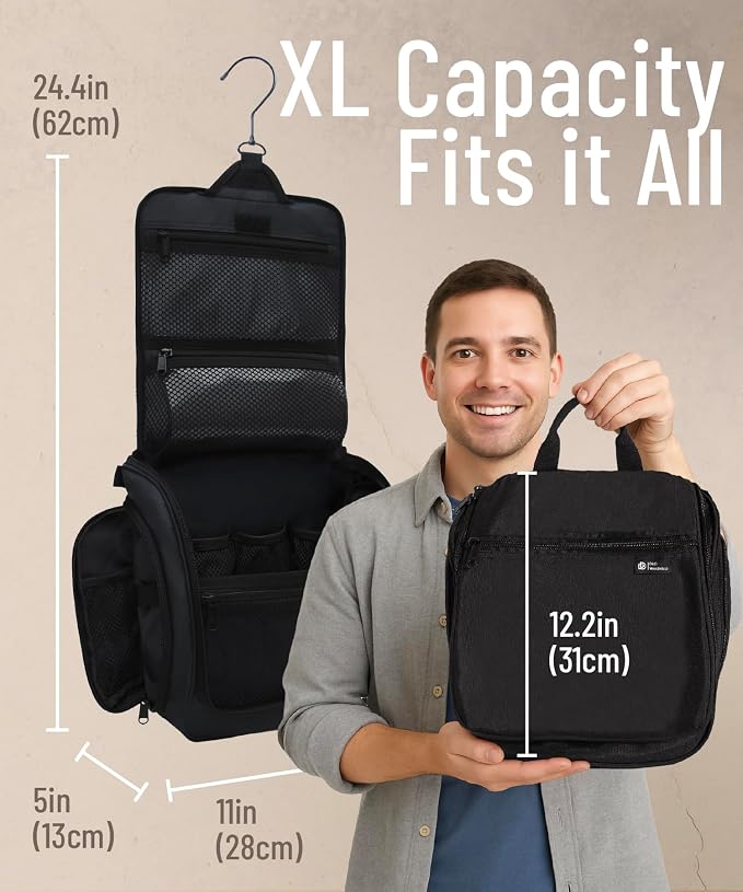 DD D&D Wanderlust D&D Hanging Travel Toiletry Bag - Image 2