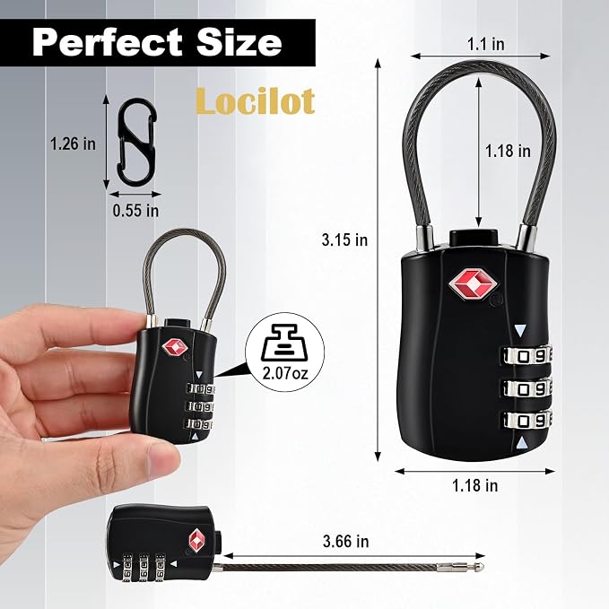 5pcs TSA Approved Luggage Locks - Image 2