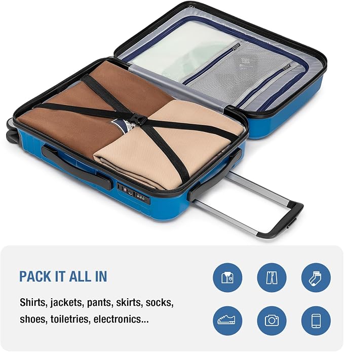 KYME Carry On Luggage 22x14x9 Airline Approved - Image 7