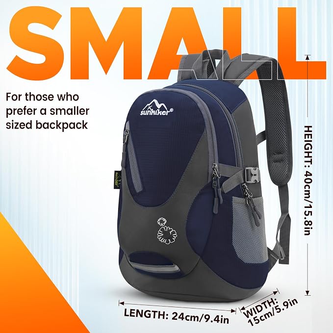 sunhiker Cycling Hiking Backpack Water Resistant Travel Backpack Lightweight - Image 2