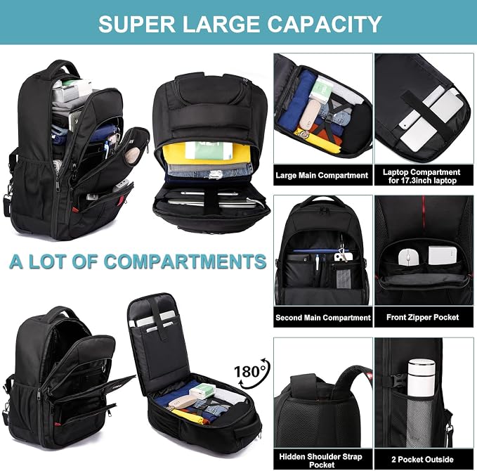 Rolling Backpack, Large Backpack - Image 2