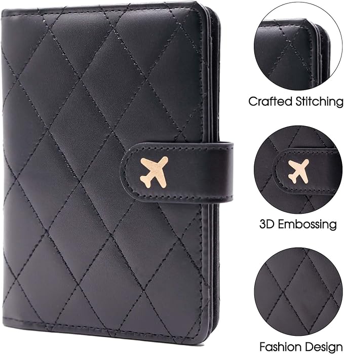 Melsbrinna Premium Leather Passport Holder Covers Case, Waterproof Rfid - Image 5