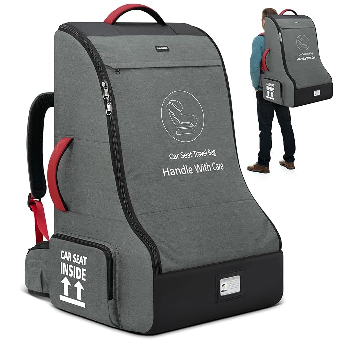 RAINSMORE Padded Car Seat Travel Bag by RAINSMORE