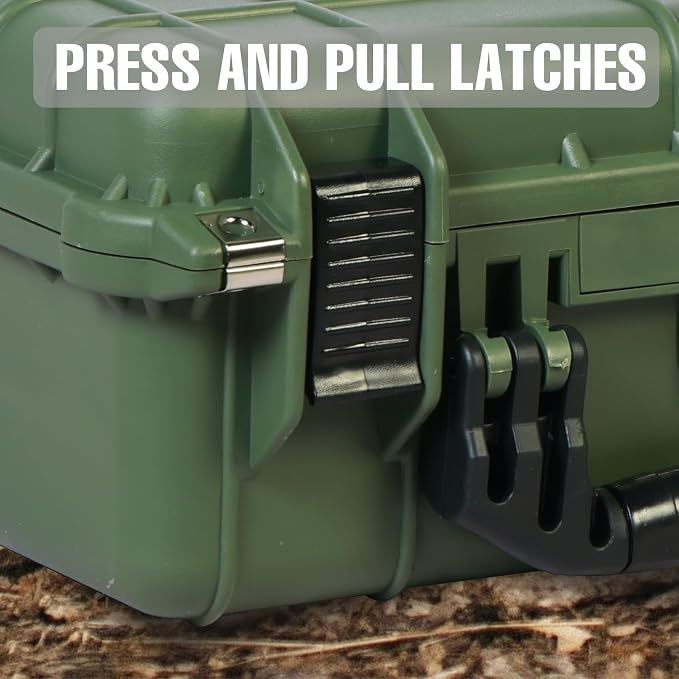 16x 12.8x 6.8 Inch Hard Case, Portable Weather Waterproof Protective Camera Case - Image 5
