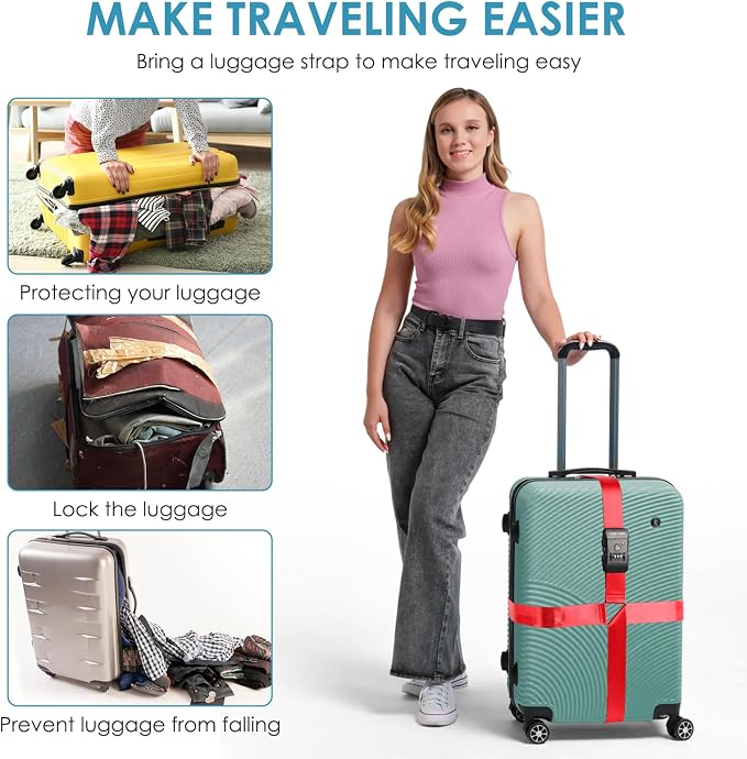 Travel Inspira Luggage Straps for Suitcases - Image 7
