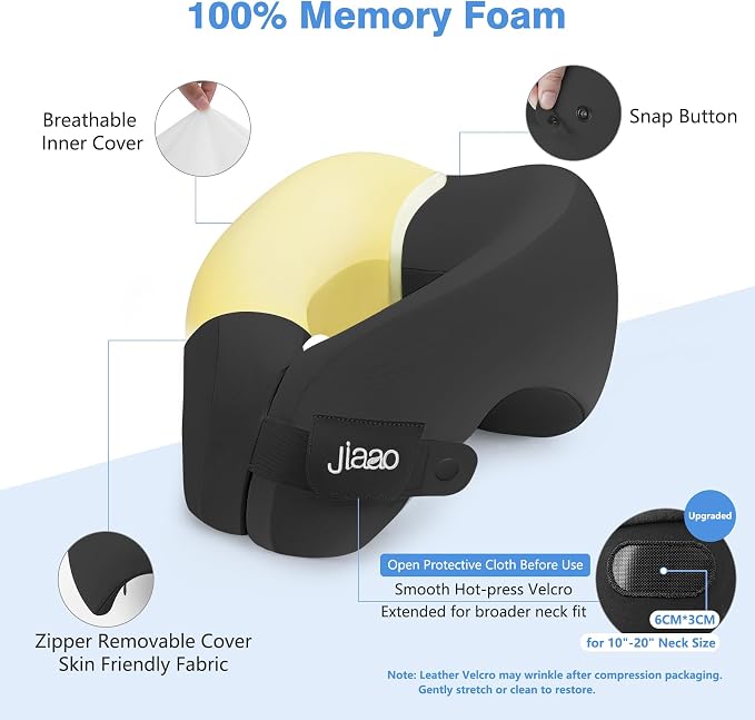 Travel Neck Pillow, Advanced Neck Support - Image 5