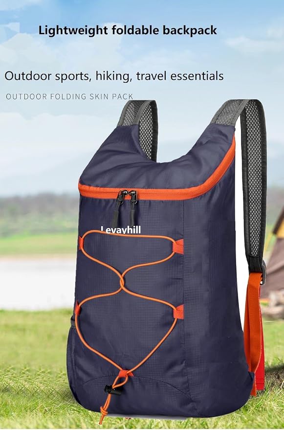 16L Hiking Daypack Lightweight Foldable Travel Backpack Water Repellent Camping - Image 3
