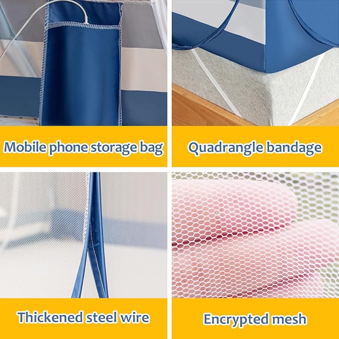 Jsanh Folding Mosquito Net Tent Canopy Curtains - Image 4