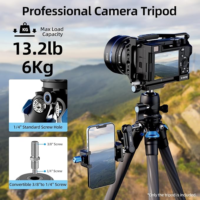 SIRUI Carbon Fiber Travel Tripod - Image 4