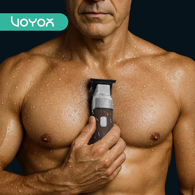 VOYOR Body Hair Trimmer for Men, Electric Razor, Versatile Groin & Body Trimmer - Image 7