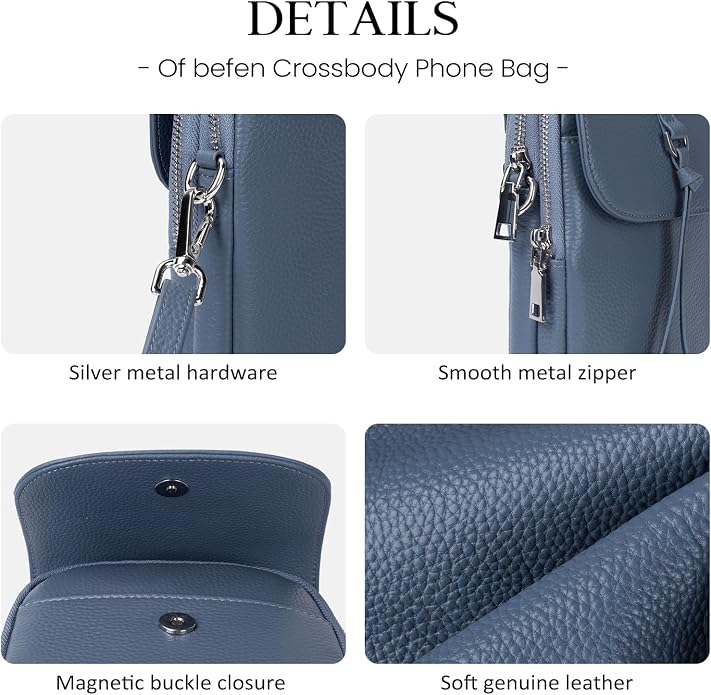 befen Genuine Leather Small Crossbody Bags - Image 6
