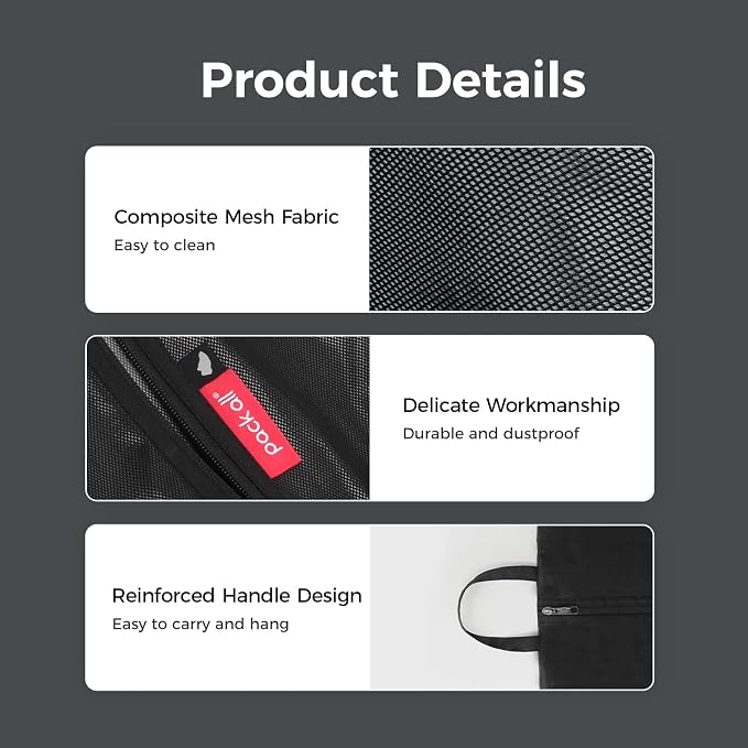 pack all Shoe Bag for Travel, Water-Resistant Shoe Pouch for Gym, - Image 2