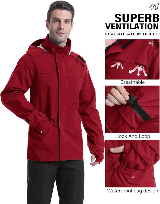 iCreek Rain Suit Waterproof Jacket - Image 2