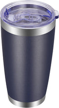 VEGOND 20oz Tumbler with Lid and Straw Stainless Steel Tumbler Cup Vacuum by VEGOND