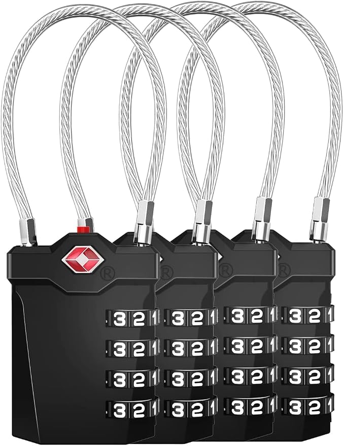 ZHEGE Travel Locks, TSA Approved Locks by ZHEGE