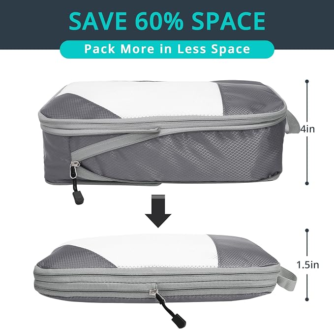 6 Set Compression Packing Cubes - Image 2
