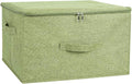 ANMINY Storage Bins with Zipper Lids 51.9 Qt Lidded Fabric Storage Boxes by ANMINY