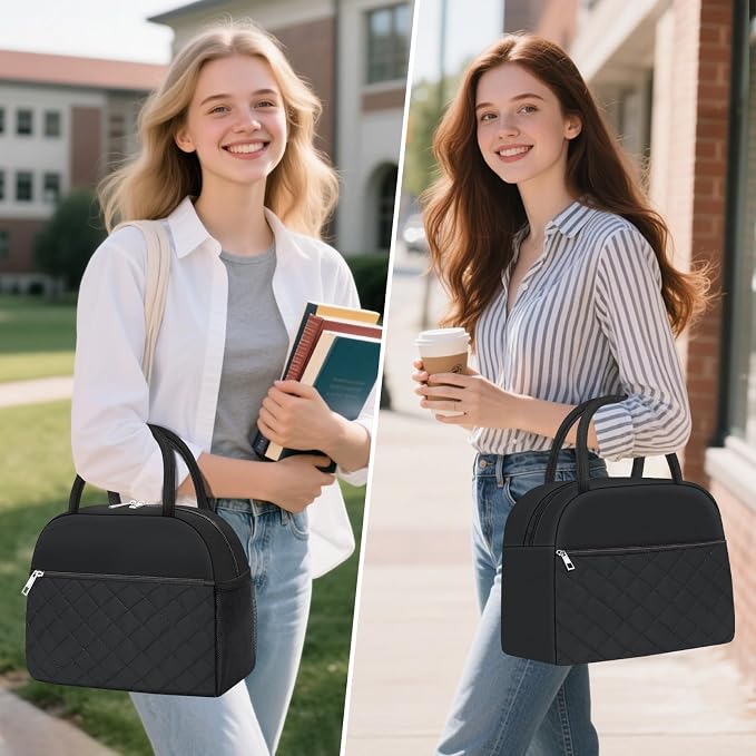 Lunch Bag Lunch Box for Women Men Insulated Reusable Large Lunch Tote Bag Adult - Image 4
