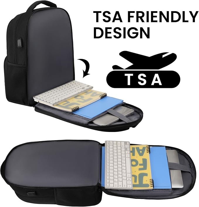 Backpack for Men and Women, School Backpacks for Teen Boys Water Resistant TSA - Image 6