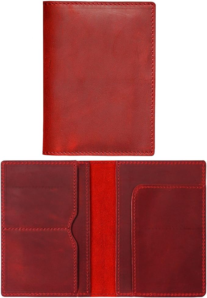 HIFA Leather Passport Holder, Handmade Passport Cover by HIFA
