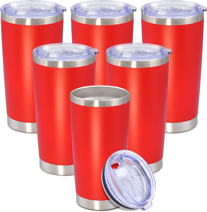 20 oz Tumbler with lid Double Wall Vacuum Insulated Tumblers Stainless Steel by Providethebestproducts