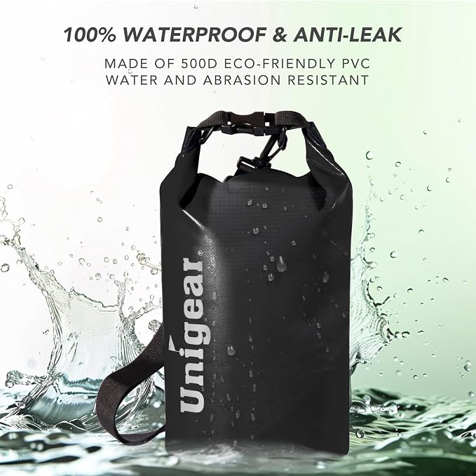Unigear Dry Bag Waterproof, 2L/5L/10L/20L/30L/40L Floating and Lightweight Bags - Image 2