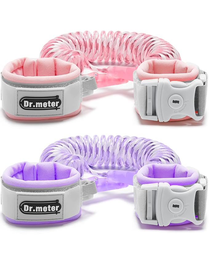 Dr.meter Anti Lost Wrist Link, 2 Pack Toddler Safety Leash by Drmeter