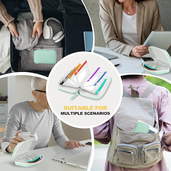 A7-L Water-Proof Pill Pouch Set， Large Pill Organizer, BPA Free, A7-L Pill - Image 7