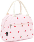 FlowFly Insulated Lunch Bag for Women – Corduroy Lunch Tote Box, Cute Cooler by FlowFly