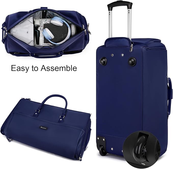 Modoker Rolling Garment Bags, Large Garment Duffle Bag - Image 3