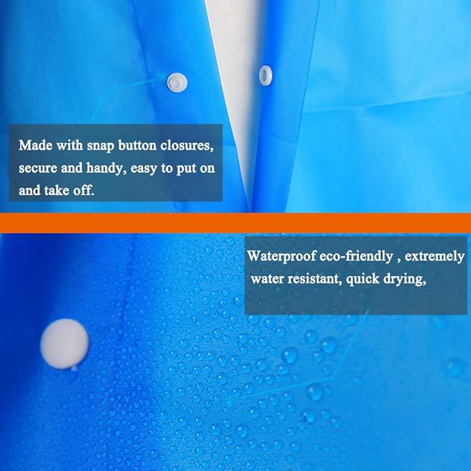 Rain Coats - Reusable EVA Rain Ponchos - Image 5