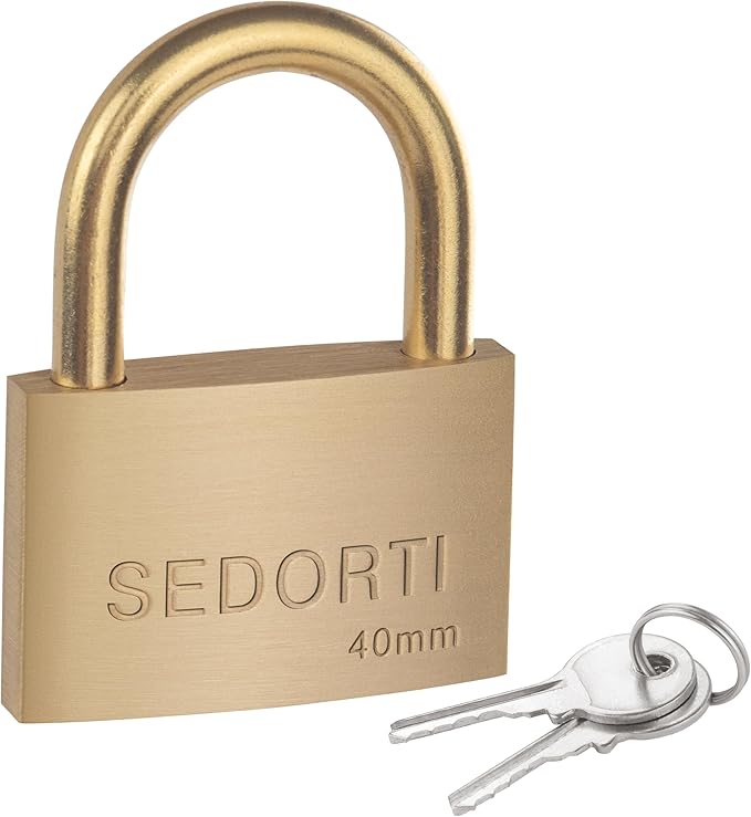 Weather Proof Lock, Keyed Alike Solid Brass Padlocks - Image 2