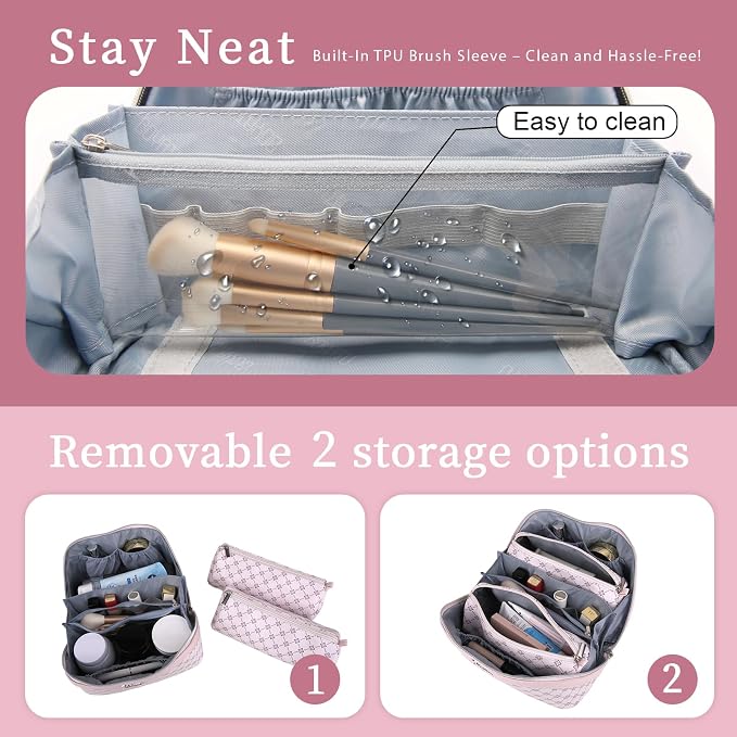BOYATU Travel Makeup Bag Cosmetic Bags - Image 5