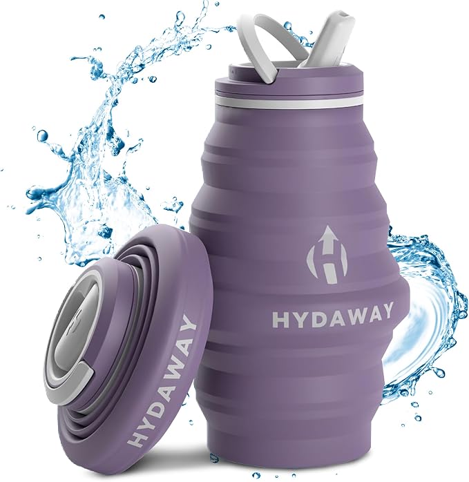 HYDAWAY 17oz Collapsible Water Bottle by HYDAWAY