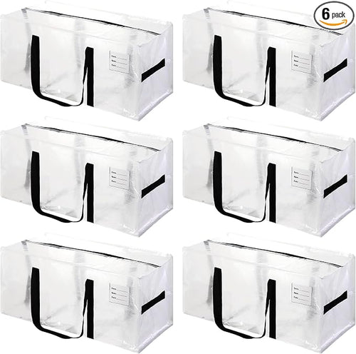 6 Pack Heavy Duty Extra Large Moving Bags by JCBZAMZ