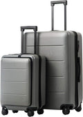 COOLIFE Luggage Suitcase Piece Set Carry On ABS+PC Spinner Trolley by COOLIFE