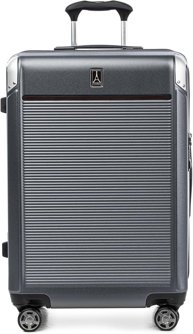 Travelpro Platinum Elite Hardside Expandable Checked Luggage, 8 Wheel Spinner by Travelpro