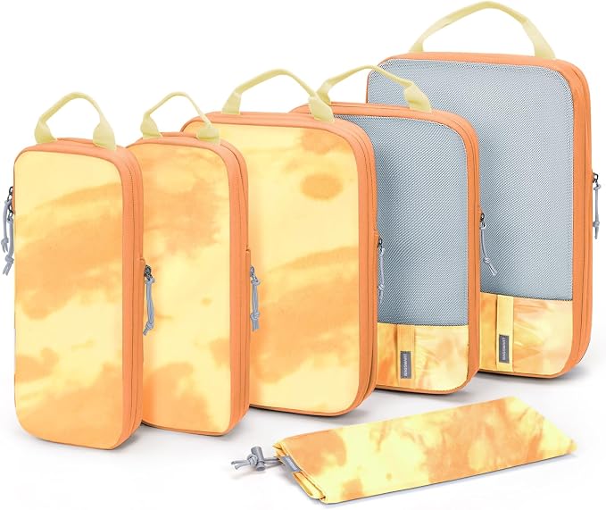 BAGSMART 6 Set Compression Packing Cubes by BAGSMART