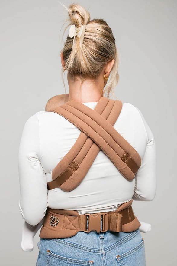Mabē Monarch Ergonomic Baby Carrier – Premium Cotton Soft Structured Newborn to - Image 6