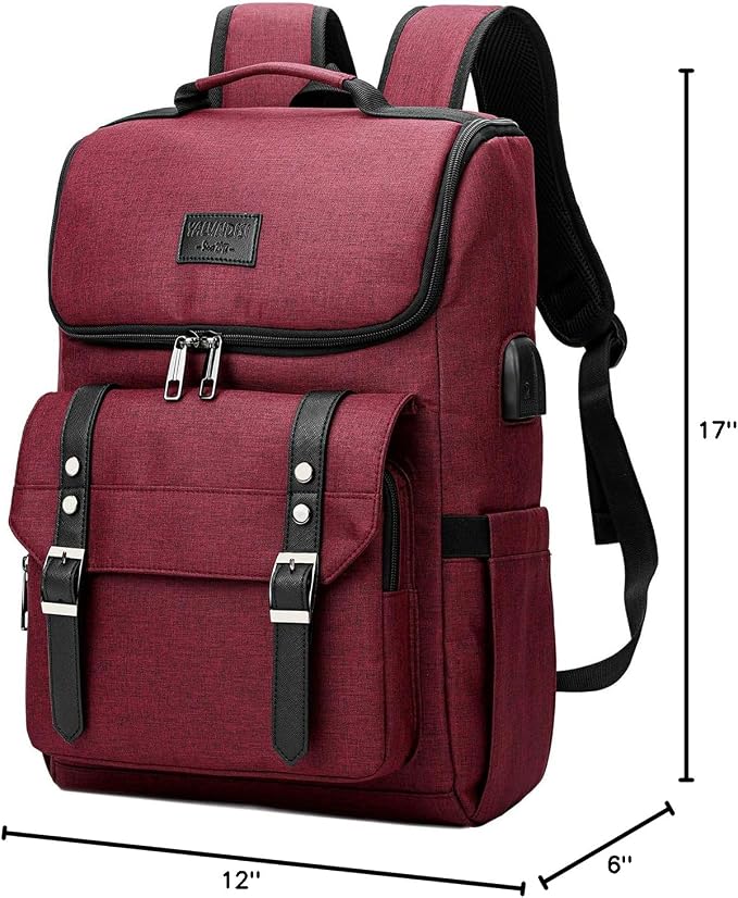 YALUNDISI Vintage Backpack Travel Laptop Backpack - Image 7