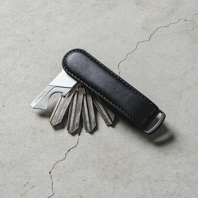 Jibbon Italian Premium Leather Key Organizer - Image 3