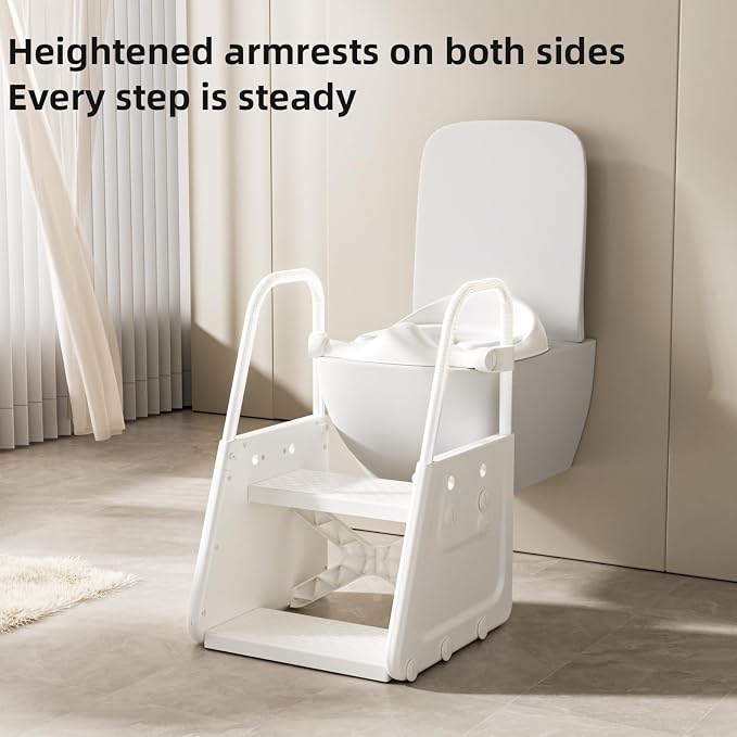 3-in-1 Adjustable Toddler Step Stool & Potty Seat - Image 6