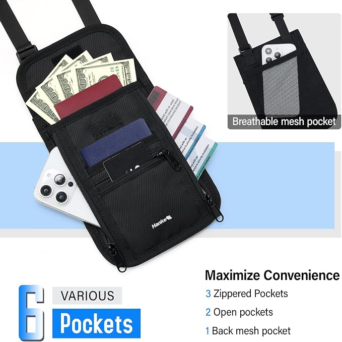 Hanke Passport Holder, Travel Wallet - Image 3