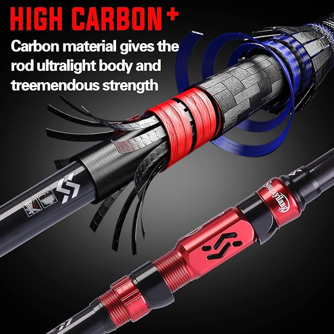 Sougayilang Portable Telescopic Fishing Rod - Image 5
