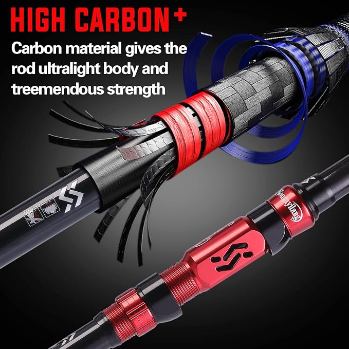 Sougayilang Portable Telescopic Fishing Rod - Image 6