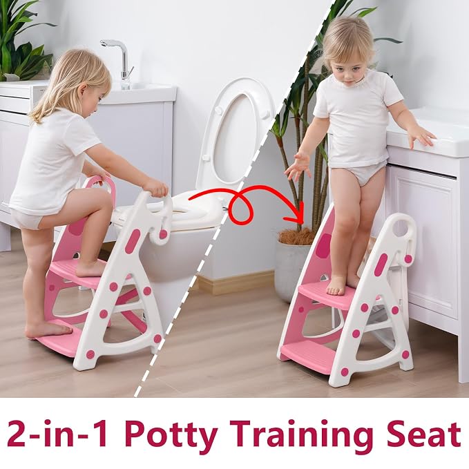 Potty Training Seat: 2 in 1 Design Potty Seat - Image 2
