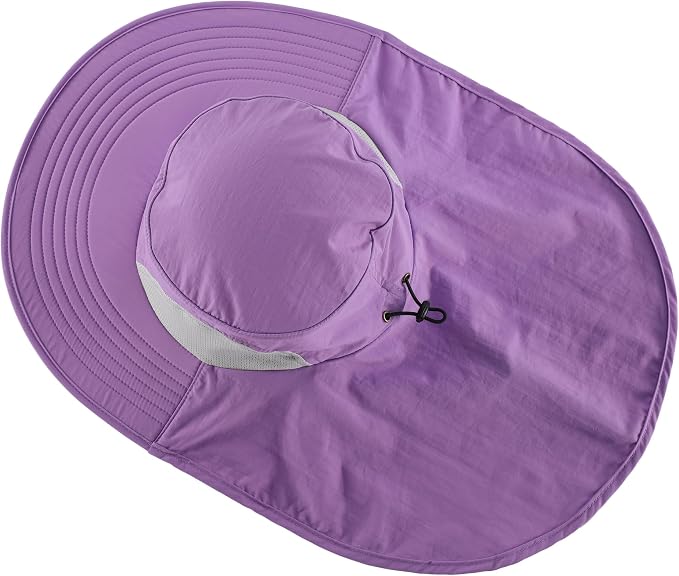 Home Prefer Outdoor UPF50+ Sun Hat Wide Brim Mesh Fishing Hat - Image 5