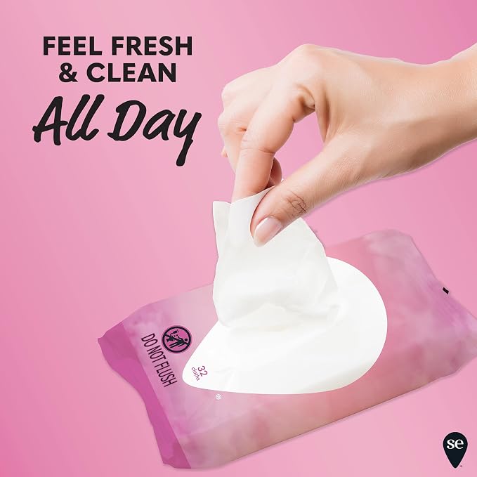 Summer's Eve Simply Sensitive Daily Gentle Feminine Wipes, Removes Odor - Image 2