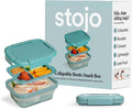 STOJO Collapsible Bento Box, Leak-Proof, Microwave & Dishwasher Safe, Premium by stojo