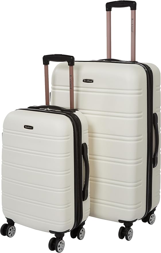 Rockland Melbourne Hardside Expandable Spinner Wheel Luggage, 2 Piece by Rockland